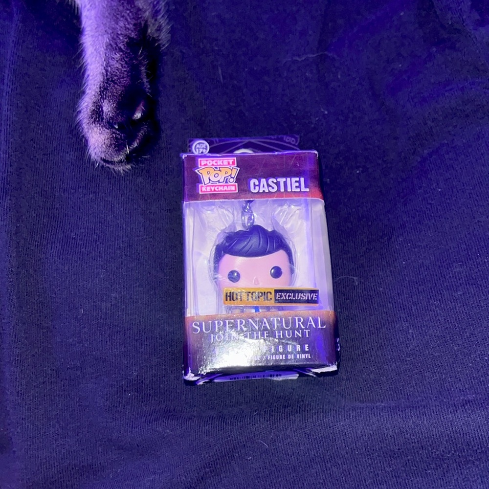 Small funkopop of Castiel from “Supernatural”